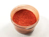 Deep coral red orange synthetic natural cosmetic mica pigment for face eyes lip nail personal care