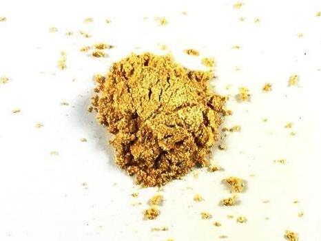 Gold yellow synthetic natural cosmetic mica color pigment for face eyes lip nail personal care