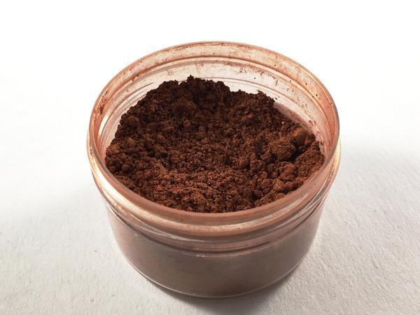 Velvet copper brown synthetic natural cosmetic mica color pigment for face eyes lip nail personal care